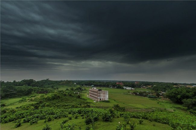 Shahjalal University of Science and Technology: Beautiful Green University of Bangladesh.