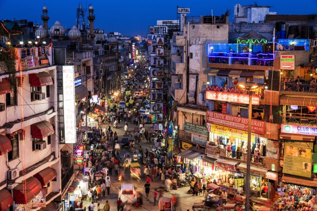 Paharganj: Delhi, India