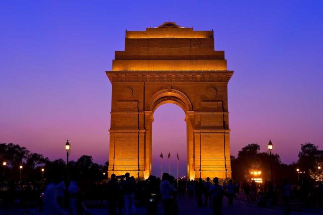The India Gate at Delhi